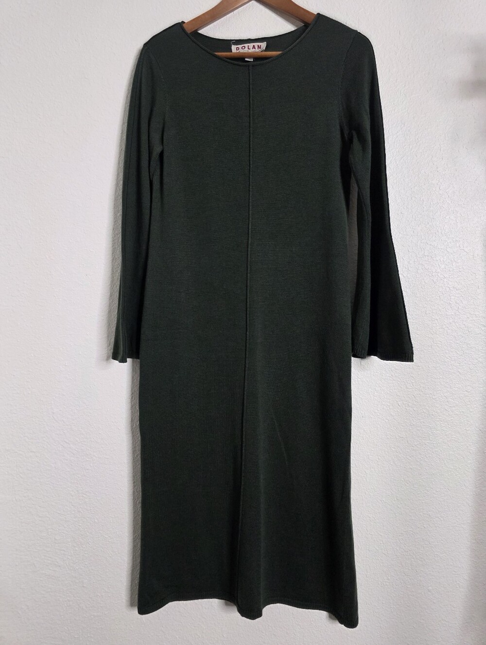 Dolan Bell Sleeve Dress, Size XS, Hunter Green